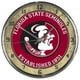 Florida State Seminoles Rond Chrome Horloge Murale – image 1 sur 1