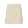 thumbnail image 4 of Womens Casual Sport Tennis Skirt - Elastic Waist 2-Layer Active Skort with Shorts Liner - Lightweight Polyester, S-XXL Sizes, 4 of 5