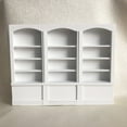 thumbnail image 3 of SPRING PARK 1/12 Miniature Book Shelf Cabinet Model Toy Doll House Scene Furnishing Article, 3 of 7