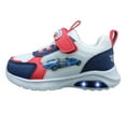 thumbnail image 4 of Hot Wheels Toddler Boys' Light-Up Sneakers - Blue & Red, Size 7, 4 of 9