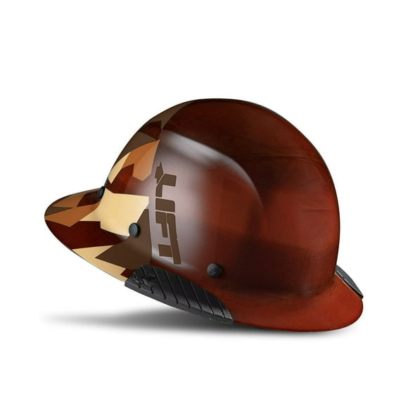 Hard Hat Lift Safety DAX FIFTY/50 Desert CAMO de ala completa