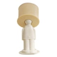 thumbnail image 4 of deevoka Wall Door Handle Stopper Silicone Cartoon Detachable Doorknob Cushion Yellow, 4 of 9