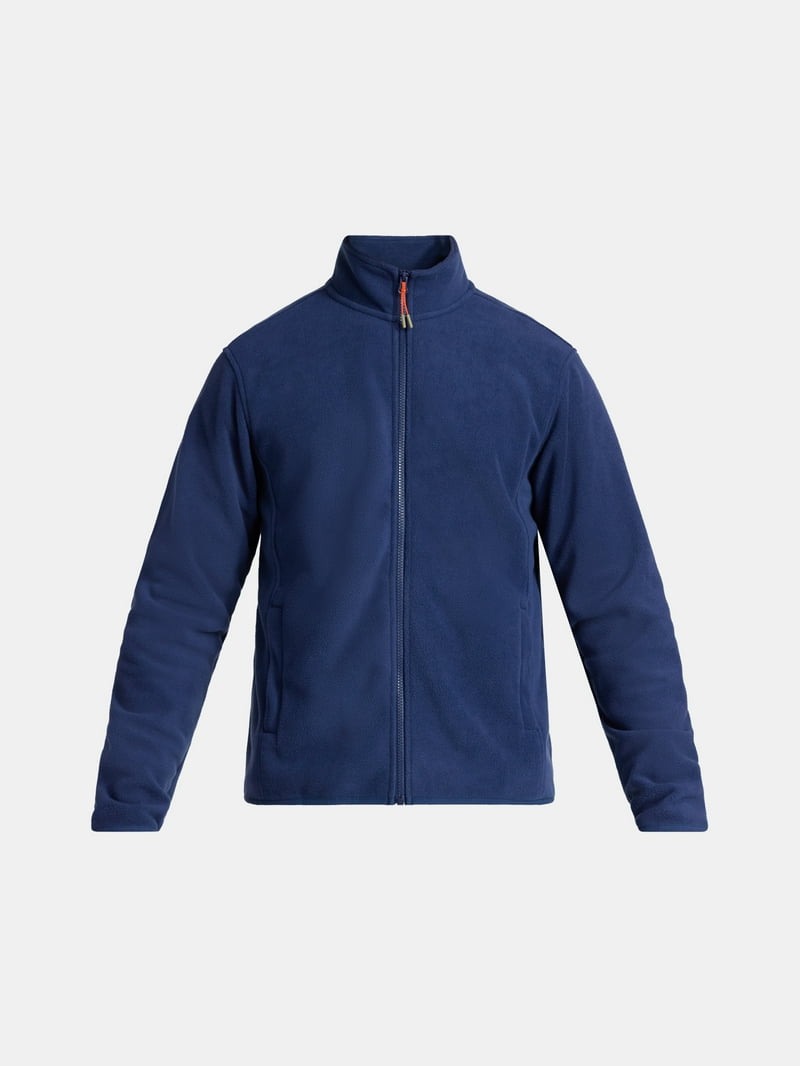 Ozark Trail Men's and Big Men's Fleece Zip-Front Jacket, Sizes S