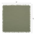 thumbnail image 6 of REGALWOVEN 6 Pack Cloth Napkins, Cotton Reusable with Tassel Table Dinner Napkins for Restaurant, Weddings, Events, and Parties Army Green 18x18inch, 6 of 6