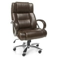 thumbnail image 1 of OFM Chaise de Bureau Pivotante en Cuir de Vengeur Marron, 1 of 5