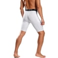 thumbnail image 3 of Pantalones cortos ajustados de compresión para entrenamiento de baloncesto y fitness para hombre, de verano, para deportes profesionales, MA70-A, 3 of 6