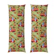 thumbnail image 1 of Balery Cartoon Fire Truck Funda Protectora para Almohada Corporal de Algodón Hipoalergénico con Cierre(55 x 21 pulgadas), Almohadas No Incluidas, 1 of 7