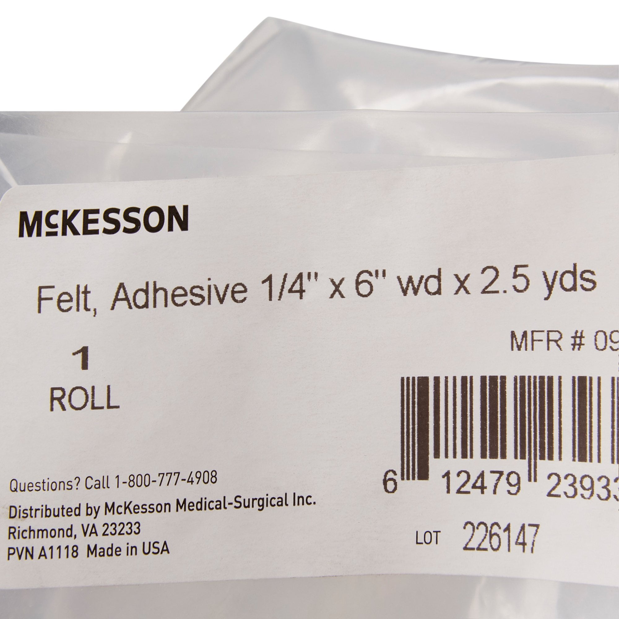 Aetna Felt 5.8'' Rayon Adhesive Fabric 7.0'' By the Bolt, White