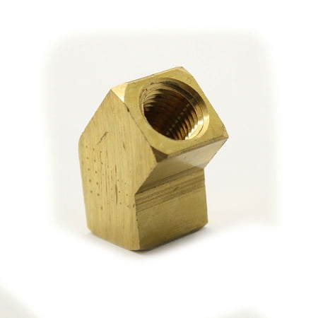 Thrifco 5316007 1/4 45 Ell Brass Barstock