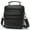 Black, variant on Men's Business Light Luxury Shoulder Messenger Bag,Brown