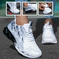 thumbnail image 4 of Women Lace Up Athletic Running Sneakers, Lightweight Comfort Blade Sole Sport Shoes for Walking, 4 of 7