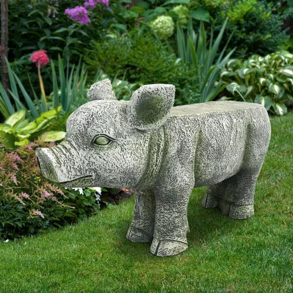 Angelo Décor Banc de jardin de cochon, longeur 76 cm