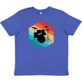 thumbnail image 3 of Inktastic Drummer Retro Drum Set Youth T-Shirt, 3 of 5