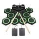 thumbnail image 4 of Tambor de entrenamiento eléctrico, batería de mesa, sonido estéreo, 12 almohadillas, máquina para principiantes a partir de 3 años Verde, 4 of 9