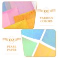 thumbnail image 4 of 50 Uds. Papeles plegables coloridos papeles de pintura papeles artesanales de Origami papeles DIY, 4 of 7