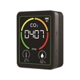 thumbnail image 1 of Indoor CO2 Meter Air Quality Monitor – 3-in-1 Carbon Dioxide Detector with Temperature, Humidity Sensor, Compact for Home Office, 1 of 8