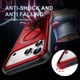thumbnail image 4 of For iPhone 17 Pro Max Magnetic Case TPU + PC Shockproof Phone Cover with Dual Hole Kickstand -, 4 of 5
