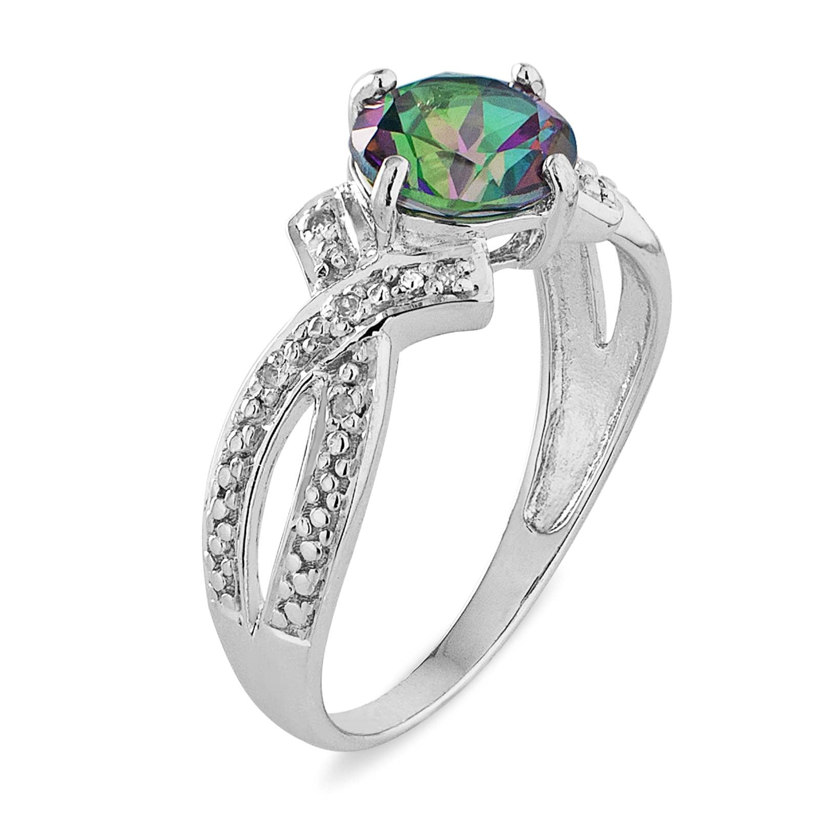 Multi-Facet Green Topaz Ring Limited Edition 1 *SOLD* | Freeform Jewellery