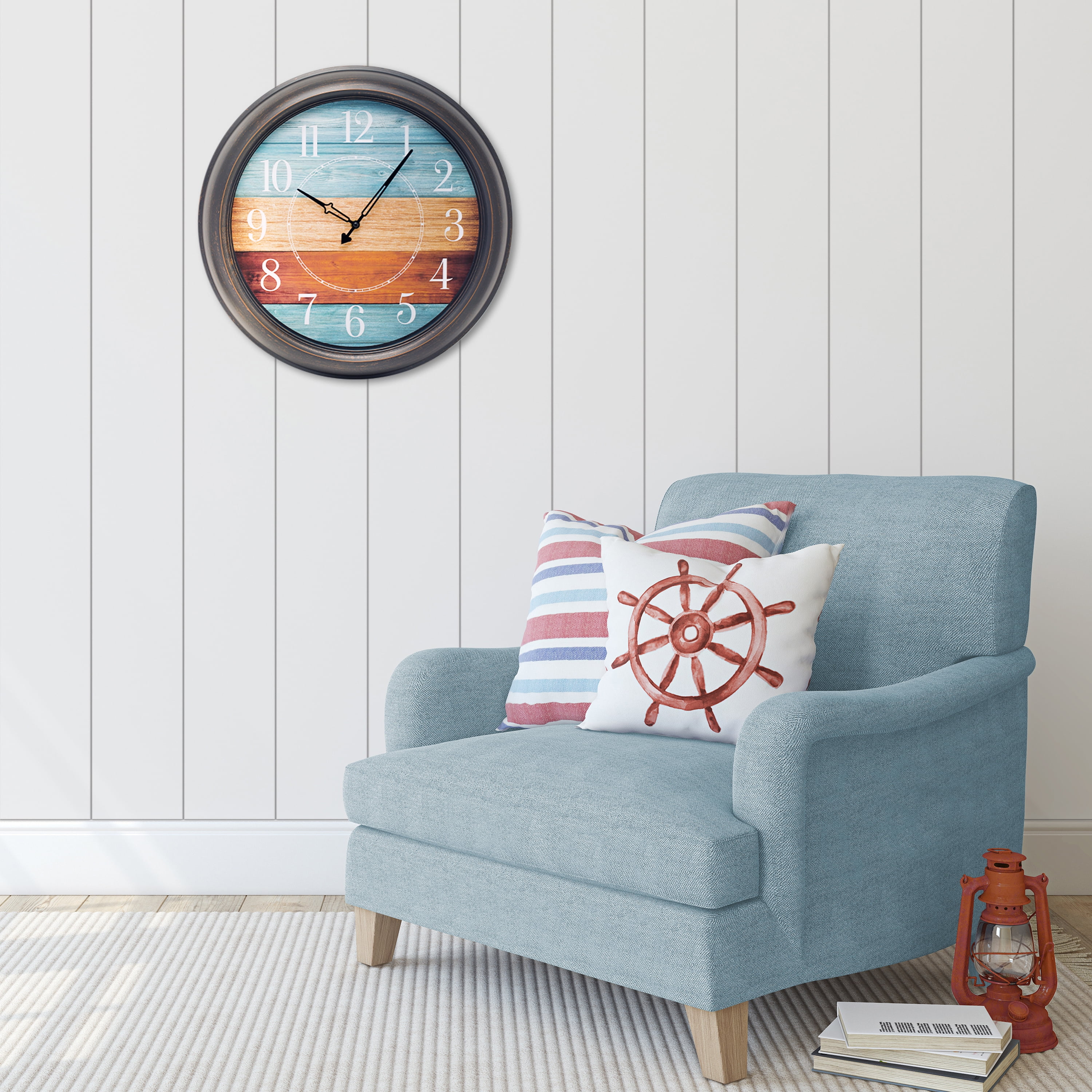 Pacific Bay Côte d'Azur 18" Wall Clock
