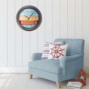 Pacific Bay Côte d'Azur 18 Wall Clock