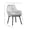 Gray#1, variant on Fabric Accent Chairs, Pisano Contemporary Chenille Fabric Armless Accent Chair with Pillow, Teal Blue, Teal Blue Accent Chairs,Polyester Modern Accent Chairs