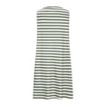 thumbnail image 5 of Kukoosong Summer Casual Sleeveless Crew Neck Striped Dress for Women with Loose Fit Breathable Knee-Length Dresses, 5 of 6