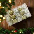 thumbnail image 5 of 30-Pack Christmas Ball Ornaments Gift Box Set - Plastic Hanging Decorations for Tree, Wedding and Party Decor - Durable, Lightweight Holiday Ornaments, 5 of 6