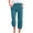 2 Sky Blue, variant on Women's Cotton Linen Cropped Capri Pants Solid Color Wide Leg Pants Drawstring Waisted Pant Casual Summer Pants Capris for Women Casual Summer Clearance