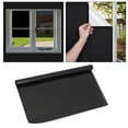thumbnail image 4 of Letairis TOTAL BLACKOUT PRIVACY GLASS WINDOW blinds shade FILM BLOCK OUT 100% LIGHT BLACK TINT, 4 of 9