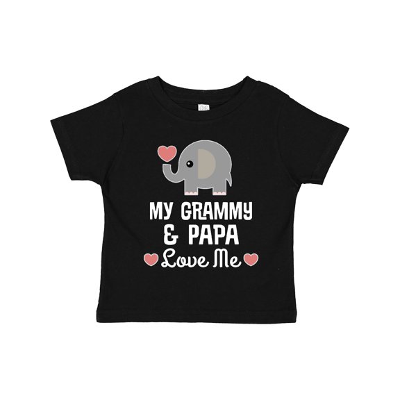 Inktastic Grammy and Papa Love Me Grandchild Boys or Girls Toddler T-Shirt