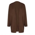 thumbnail image 4 of Puntoco moda mujer manga larga cárdigan sólido otoño Casual abrigo blusa top Puntoco Puntoco-5834, 4 of 6