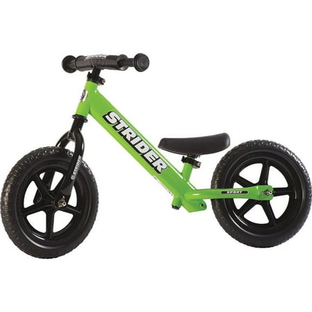 STRIDER 12 Sport Balance Bike, Green