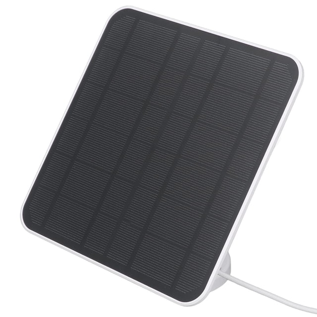 Panel solar para cámara de anillos, 12 W, panel solar pequeño para anillos palo de palo, IP65 Impermeable, Cargador de panel solar para cámara para anillos, cámara de luz