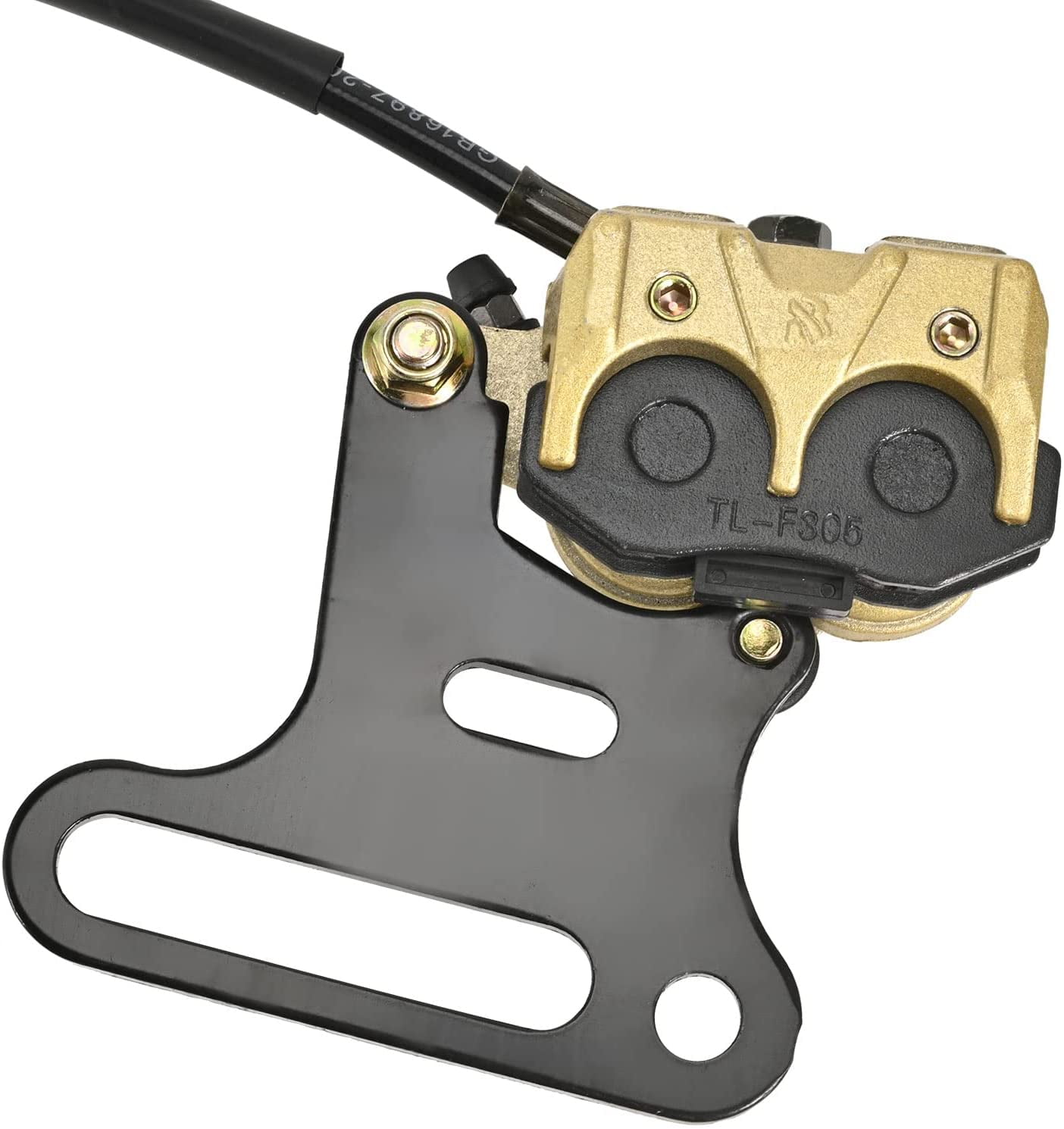 Trkimal Rear Brake Master Cylinder & Caliper Replacement for Chinese Dirt Pit Bike Baja SSR Apollo Taotao Roketa Sunl SSR 50cc 70cc 90cc 110ccc 125cc 200cc Fit 15mm Wheel Shaft(B Rear Master Cylinder)