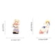 thumbnail image 2 of 50 pegatinas de chica de anime impermeables para portátil, teléfono, botella de agua, ordenador, equipaje, casco, monopatín, coche BP‑0000249, 2 of 8