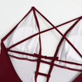 thumbnail image 4 of Gibobby Trajes de Baño para Mujer Nuevo traje de baño europeo y americano con espalda abierta y correa sexy para mujer(Rojo,G), 4 of 5