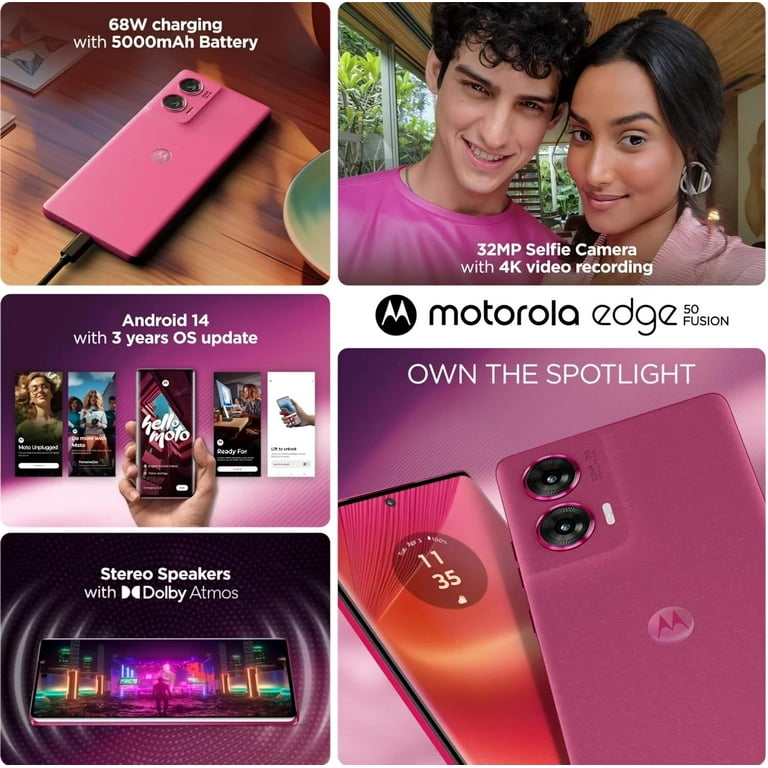 Motorola Edge 50 Fusion 2024 (256GB+8GB) GSM 5G Smartphone Motorola Edge 50 Fusion 2024 (256GB+8GB) GSM 5G Smartphone