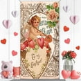 thumbnail image 2 of TIELUTT Décorations de la Saint-Valentin 6x3 Pi Couverture de Porte de la Saint-Valentin Grand Cœur Rouge Suspendu Rideaux Extra Larges Couverture Rideau de Douche pour Hommes Rideau de Douche Robuste Rideaux Bloquant la Chaleur, 2 of 6