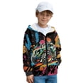 thumbnail image 3 of Chririnla Hooded Sweatshirt with Long Sleeve for Kids and Youth - Fluffy Sweatshirts for boy Trendy Fuzzy Jacket for Travel and School, 3 of 7