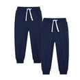 thumbnail image 2 of ATOGUTA Teen Boy Pants Size 5T-14 Elastic Waist Athletic Joggers for Running Sports Outdoor School Uniform 2 Pack Navy, 2 of 3