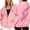 Pink, variant on Women's Zip Up Hoodie With Pockets Breast Cancer Awareness Pullover Long Sleeve Drawstring Casual Athletic Sweatshirt