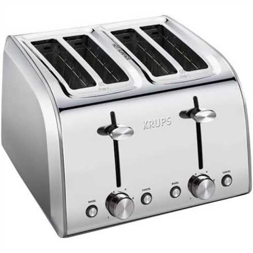 Krups KH251D51 4Slice Toaster Stainless Steel