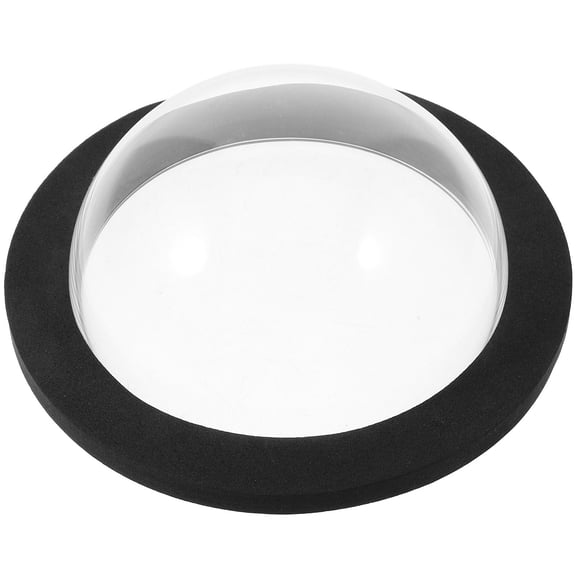 MIPCASE Clear Black Acrylic Floating Fish Dome for Outdoor Pond Display and Serene Viewing