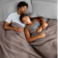 thumbnail image 3 of Bare Home Polar Fleece Cozy Bed Blanket - Hypoallergenic Premium Poly-Fiber Yarns, Thermal, Lightweight Blanket (Twin/Twin XL, Taupe), 3 of 9