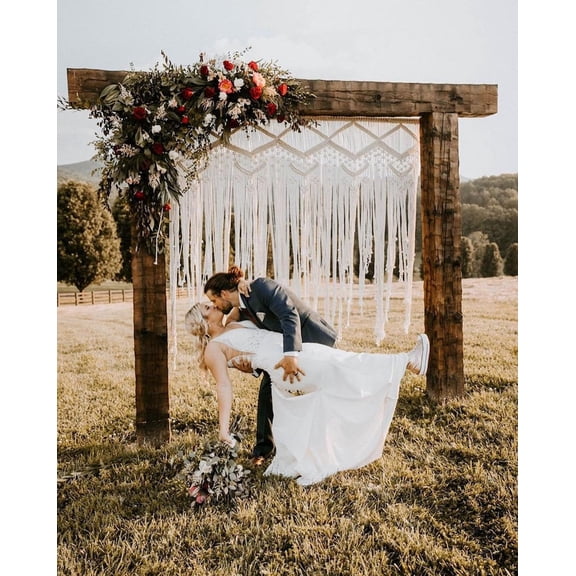Handmade Curtain Sale Handmade Macrame Large Curtain Bohemian backdrop Decoration Wall Tapestry Arch Backdrop Wedding0 Wall Hanging