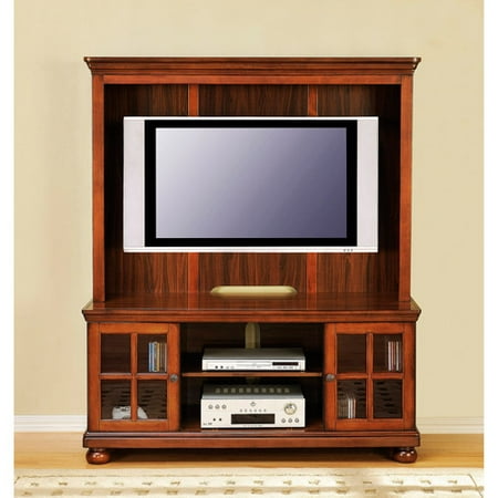 Better Homes and Gardens Madison Cherry TV Stand with ... Better Homes and Gardens Madison Cherry TV Stand with ...