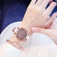 thumbnail image 2 of PVCS Montres Femmes Ensemble Bracelet Fleurs Montre Bracelet Décontractée Cuir Quartz, 2 of 2