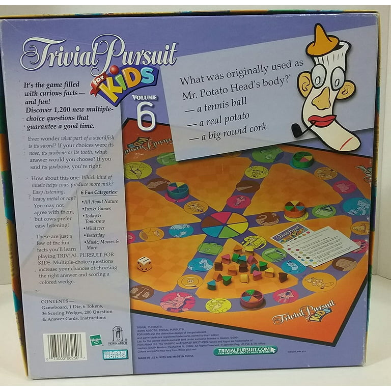 Trivial Pursuit Junior Jr. Card Set ; 4th Fourth Edition