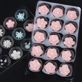 thumbnail image 4 of 4PCS Sugar Flower Drying Cup Mold Clear Fondant Shaping Tray Plastic Cake Decoration DIY Baking Tools for Sugarcraft Gum Paste Chocolate, 4 of 4