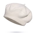 thumbnail image 2 of French Beret Hat Solid Color Beret Cap for Women Girls Beige One Size, 2 of 4